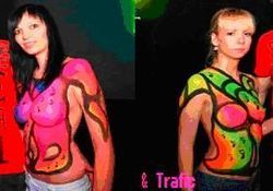 Bodypainting UV barvami