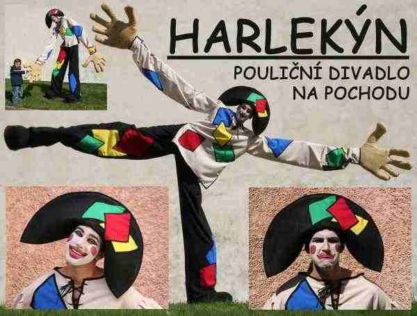 Harlekýn a Pierot - Chůdadlo