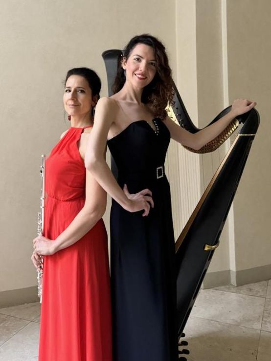 Trio soprán, flétna, harfa